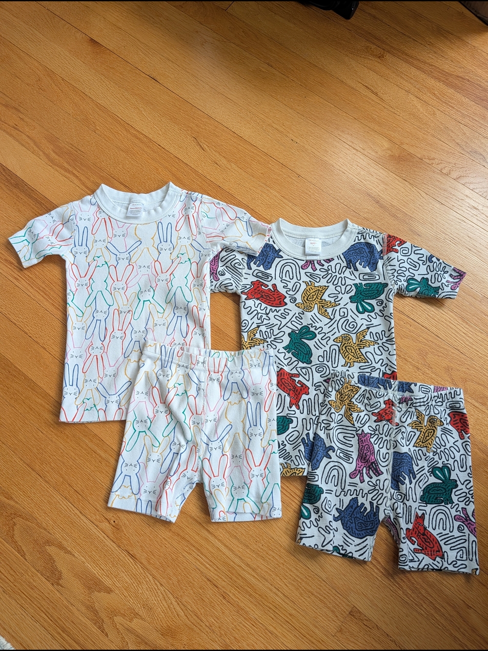 Hanna Andersson - Kids' Pajamas Set Of Two (Size 6-7)
